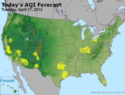 USA Air Quality Forecast