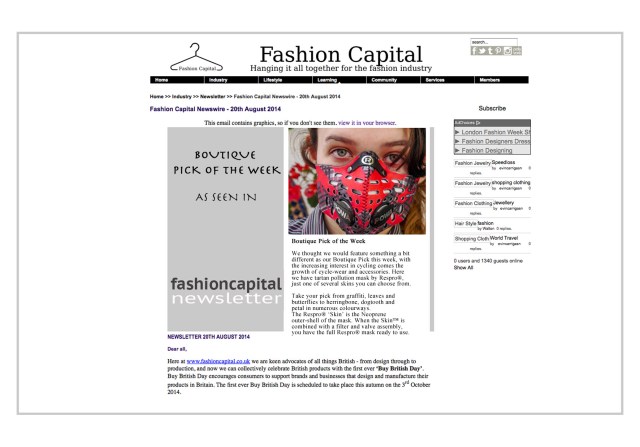 FASHION CAPITAL RESPRO AUG 14-1