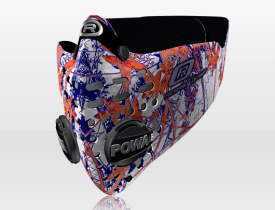 Respro® Skins™ pollution mask - LEAVES Pattern 3 #matchyourstyle